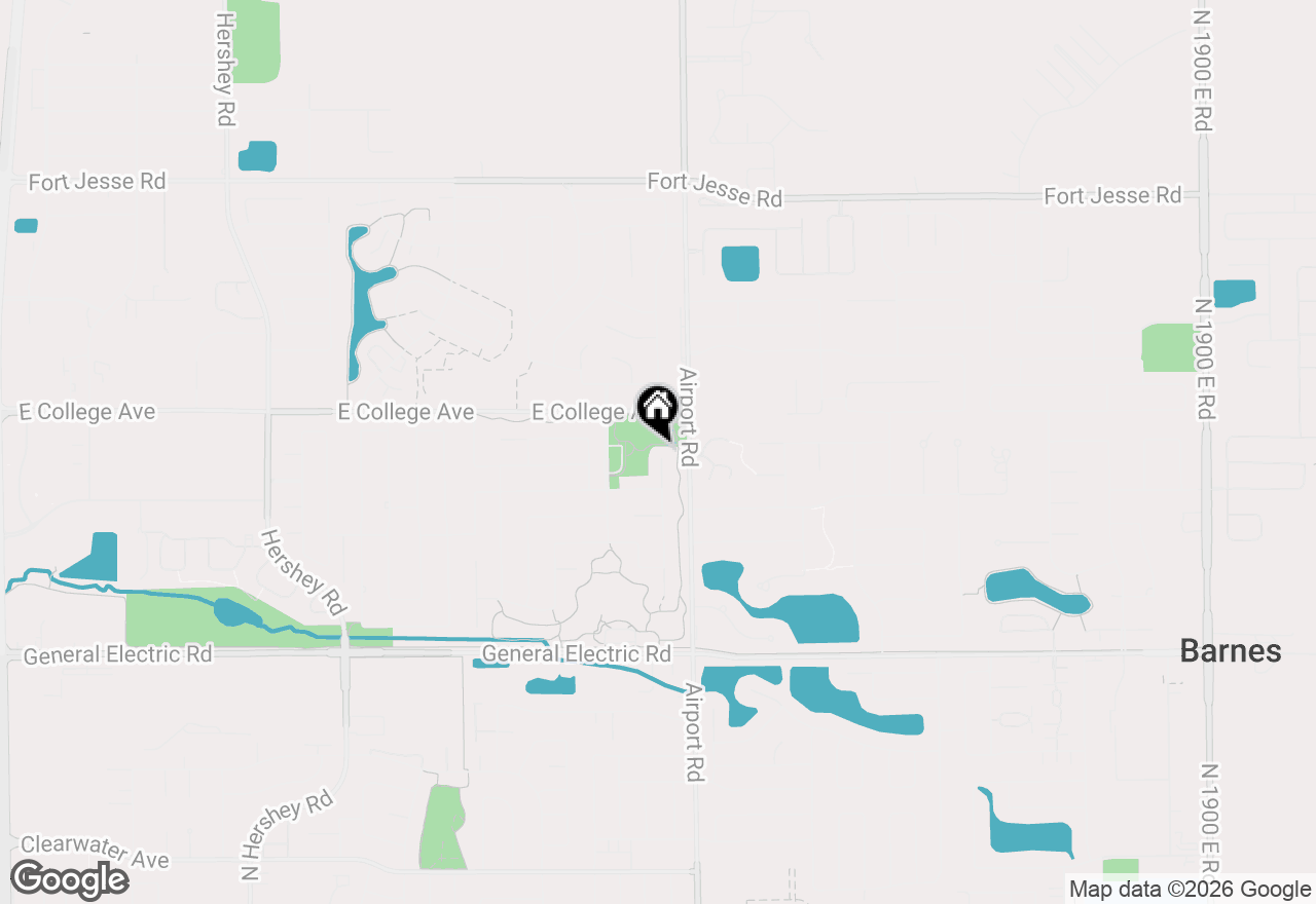 Map of 2110 Sinclair Court, Bloomington, IL 61704