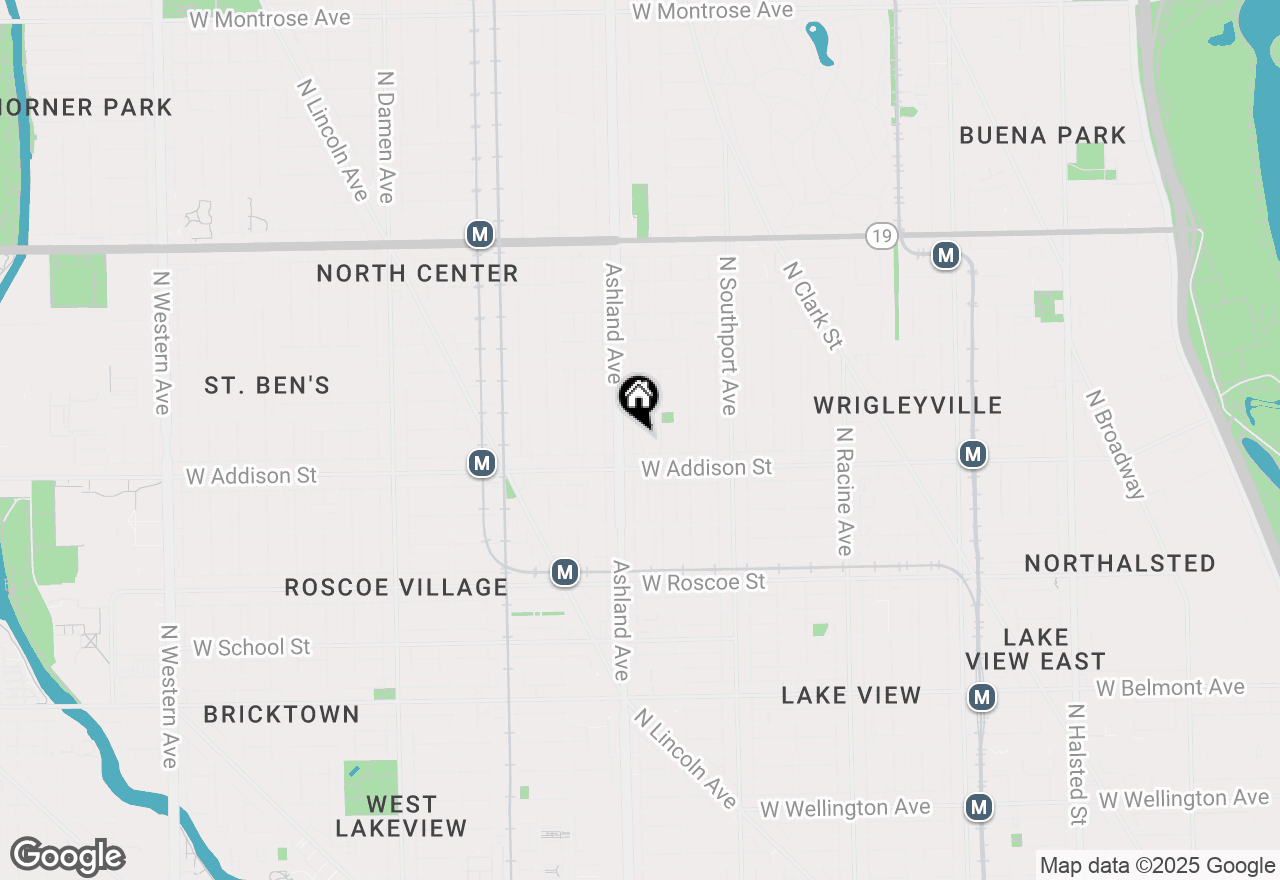 Map of 3630 N Bosworth Avenue #GARDEN, Chicago, IL 60613