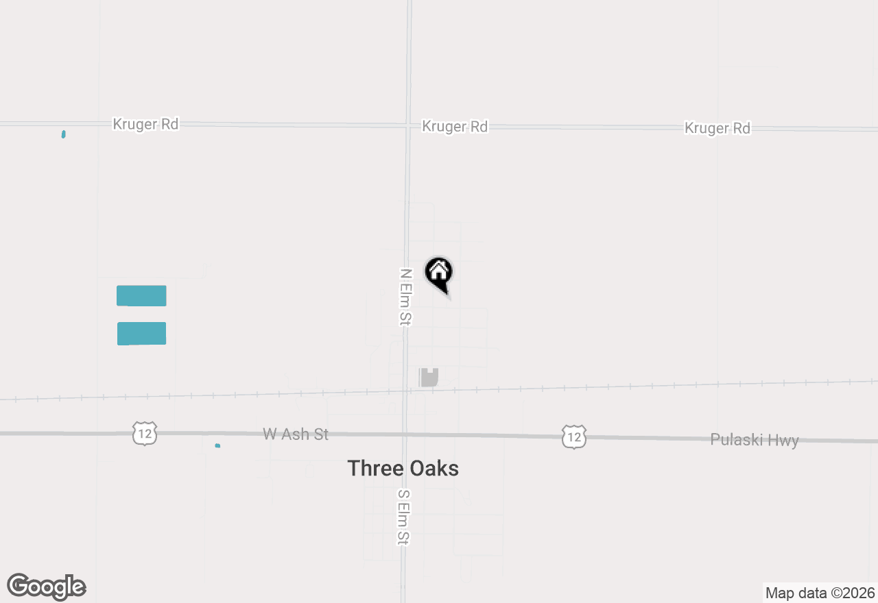 Map of 404 Cherry Street, Three Oaks, MI 49128