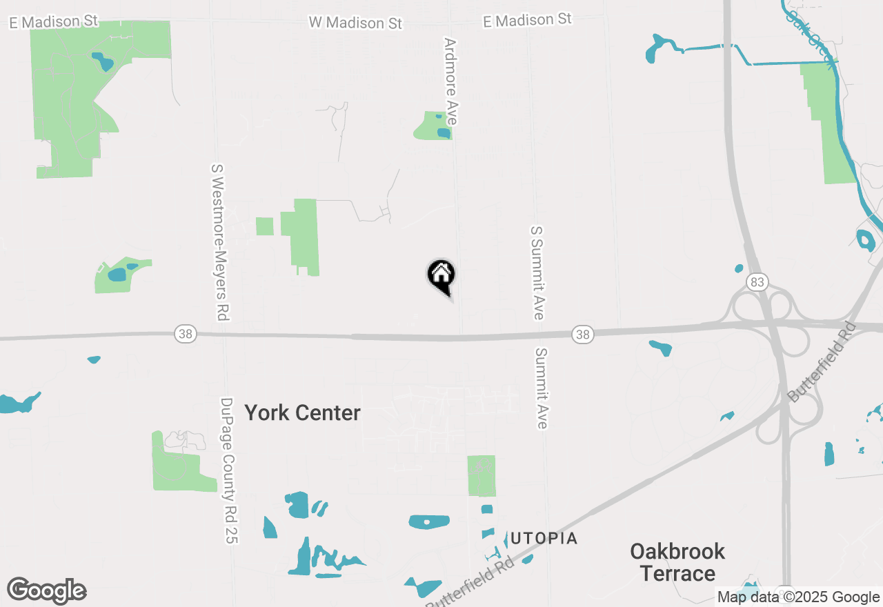 Map of 1500 S Ardmore Avenue #408, Villa Park, IL 60181