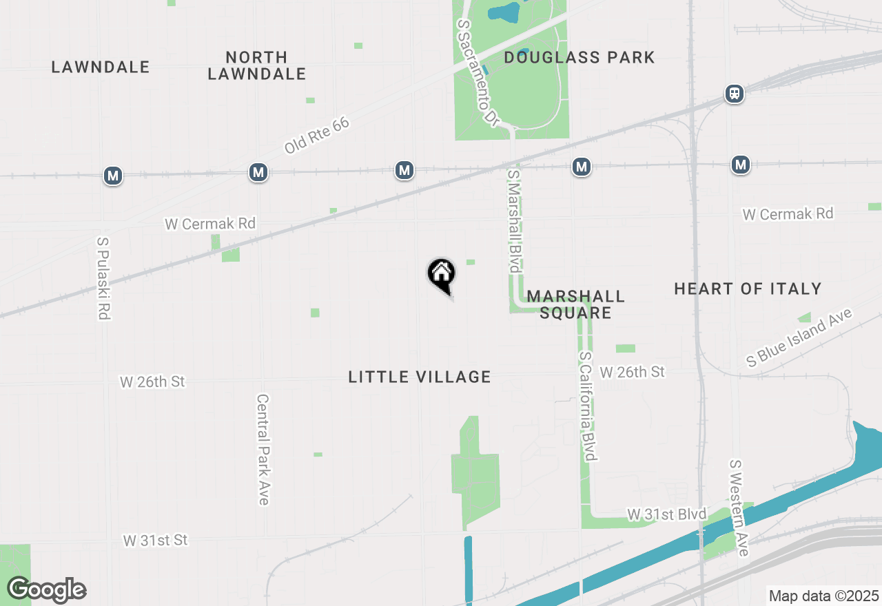 Map of 2405 S Troy Street, Chicago, IL 60623