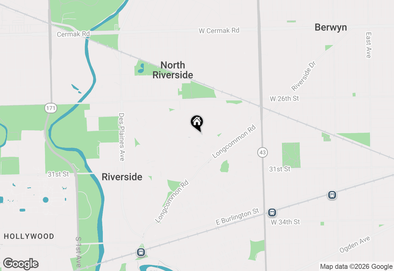 Map of 234 Southcote Road, Riverside, IL 60546