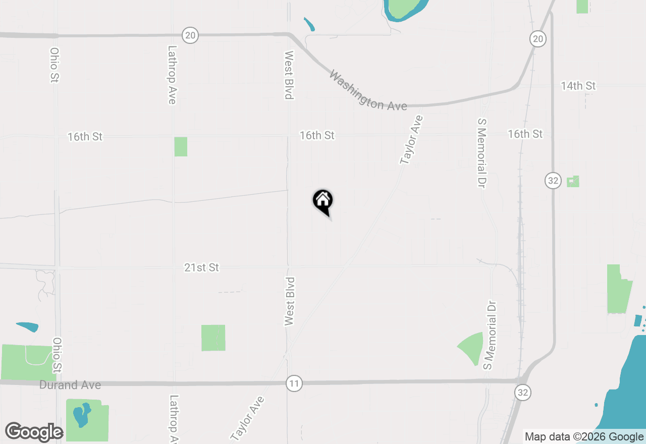 Map of 1931 Quincy Ave, Racine, WI 53403