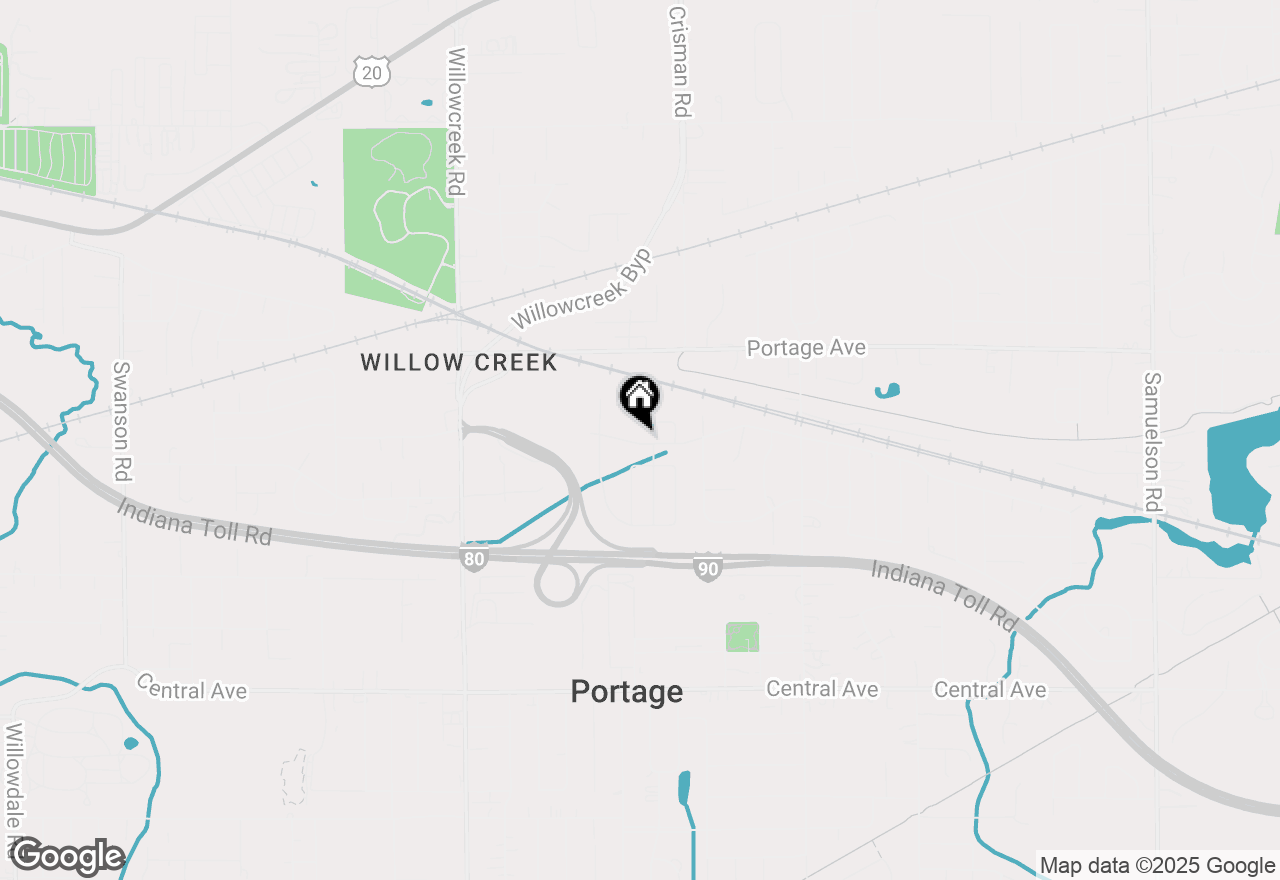 Map of 6192 Lakewood Avenue, Portage, IN 46368