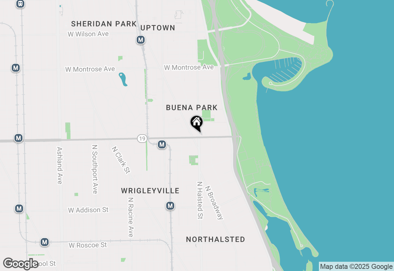 Map of 4004 N Clarendon Avenue #1, Chicago, IL 60613