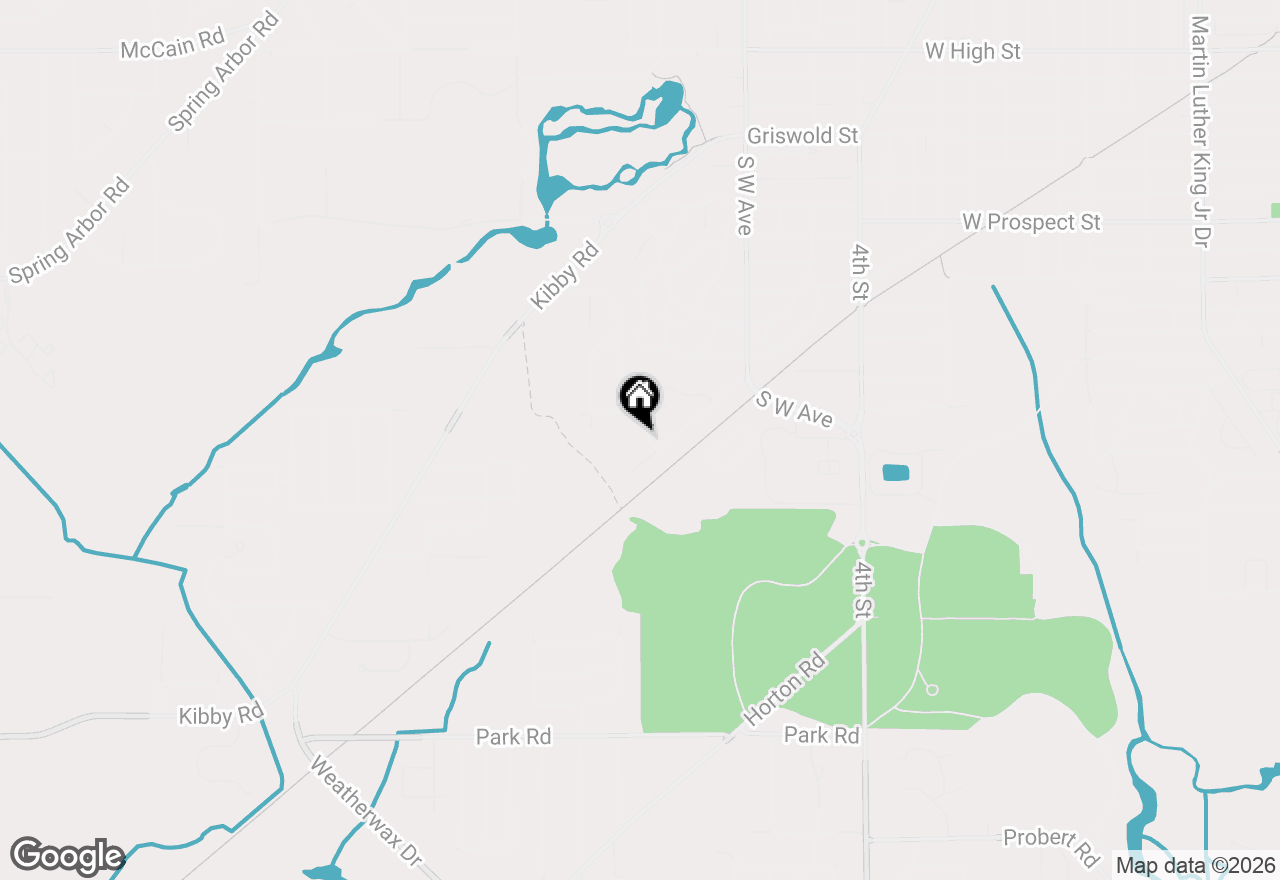 Map of 2212 Aurora Drive, Jackson, MI 49203