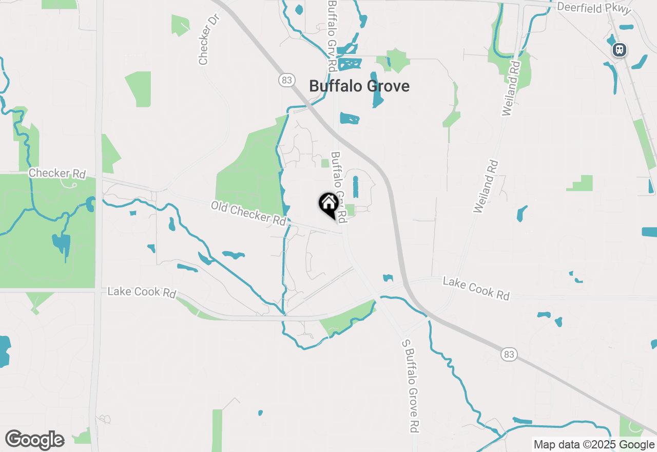 Map of 232 Manor Drive, Buffalo Grove, IL 60089