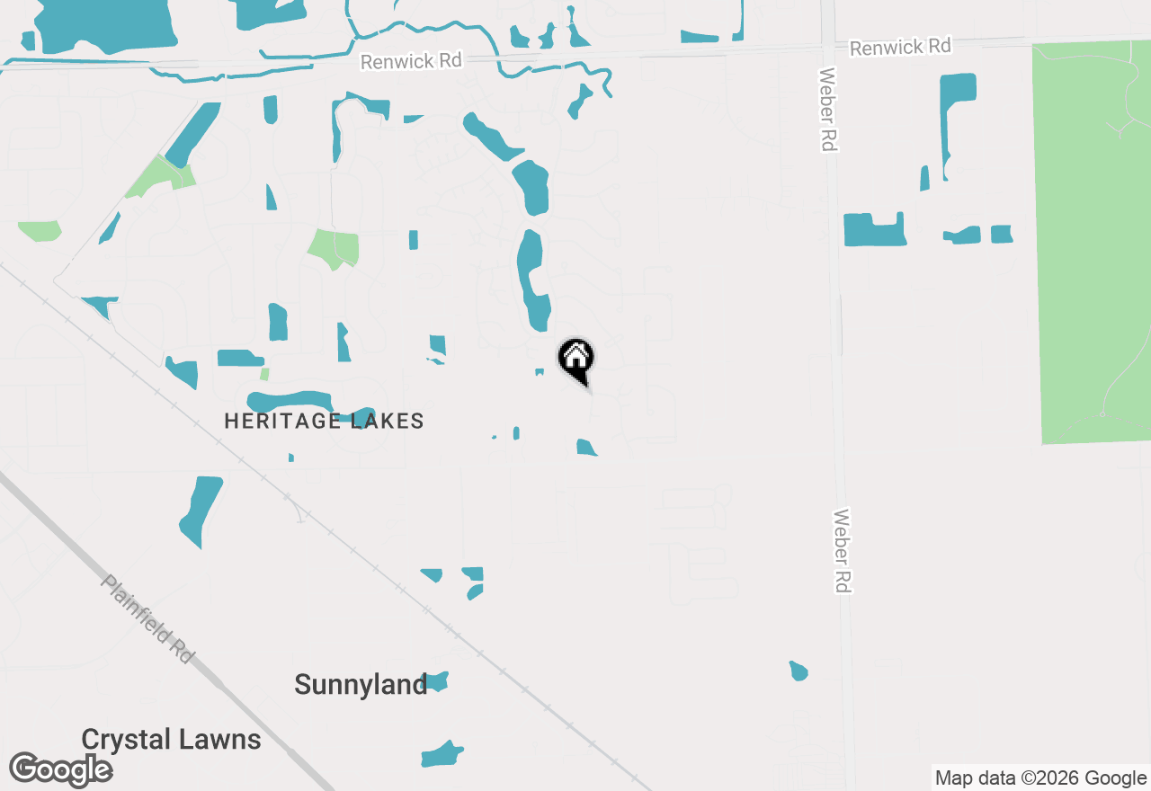 Map of 21305 Hidden Lake Court #21305, Crest Hill, IL 60403