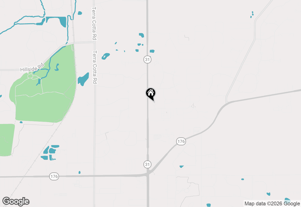 Map of 616 Cassia Court, Crystal Lake, IL 60012