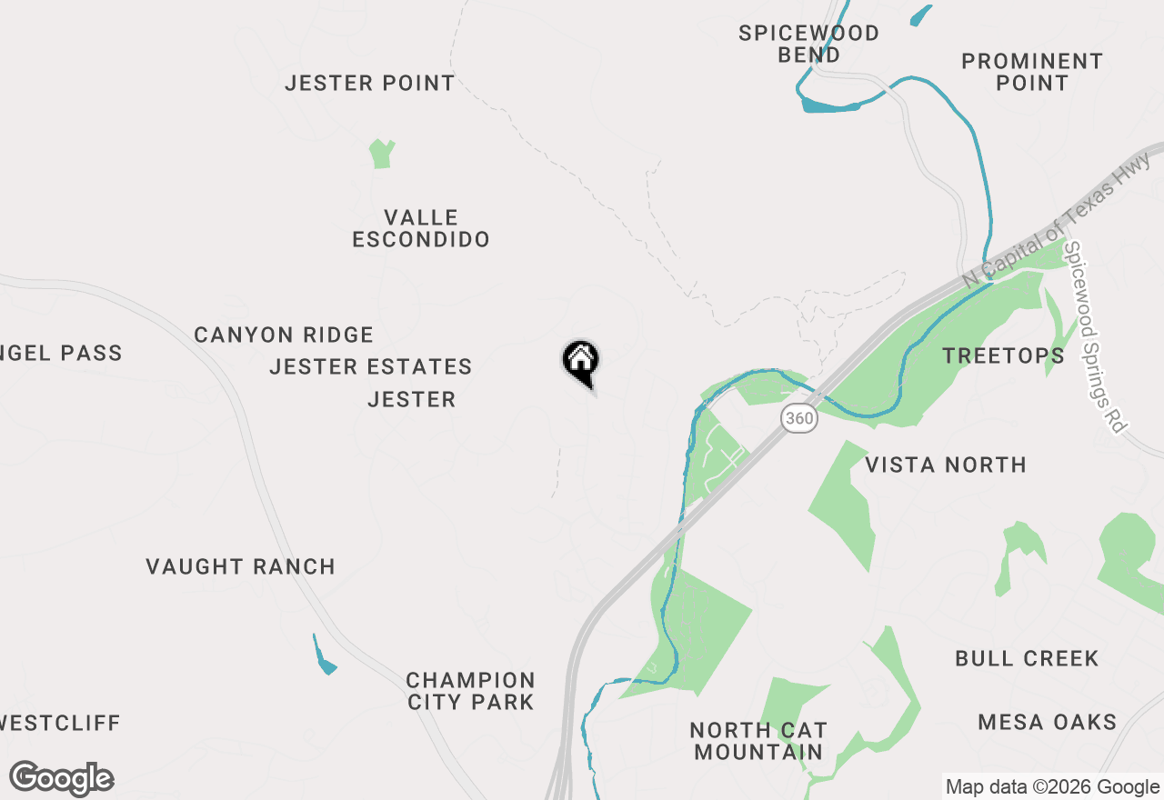 Map of 6500 Robbie Creek Cv, Austin, TX 78750