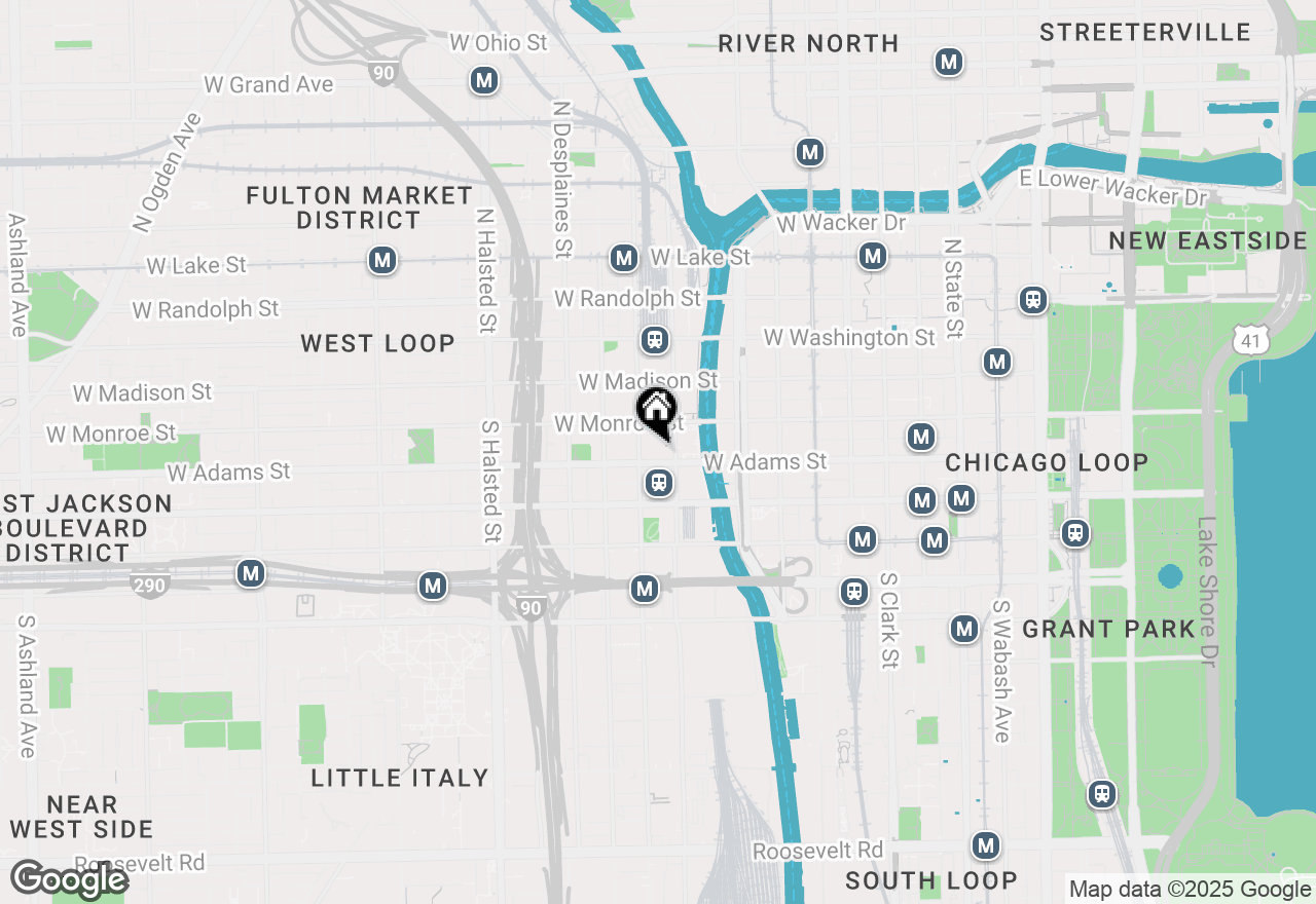 Map of 130 S Canal Street #10T, Chicago, IL 60606