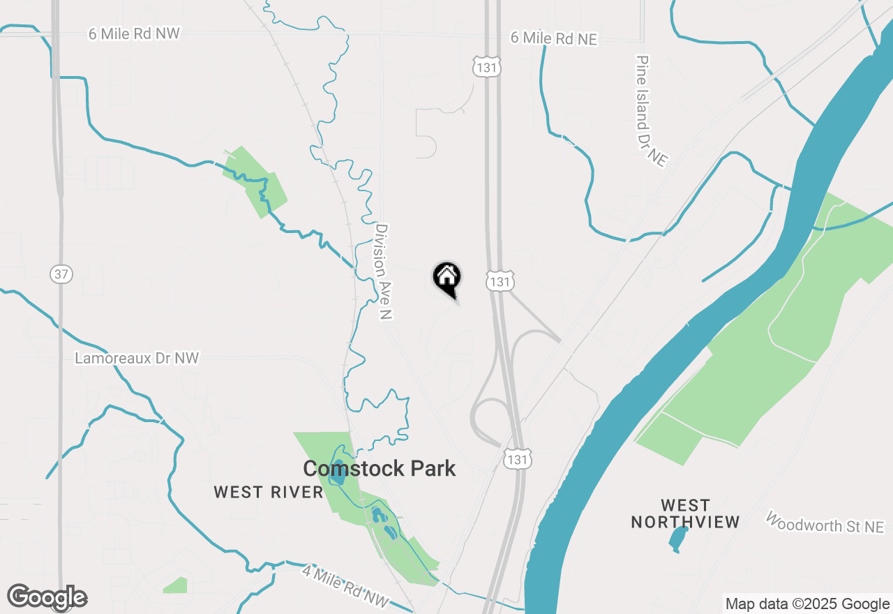 Map of 159 Water Lily Way Ne, Comstock Park, MI 49321