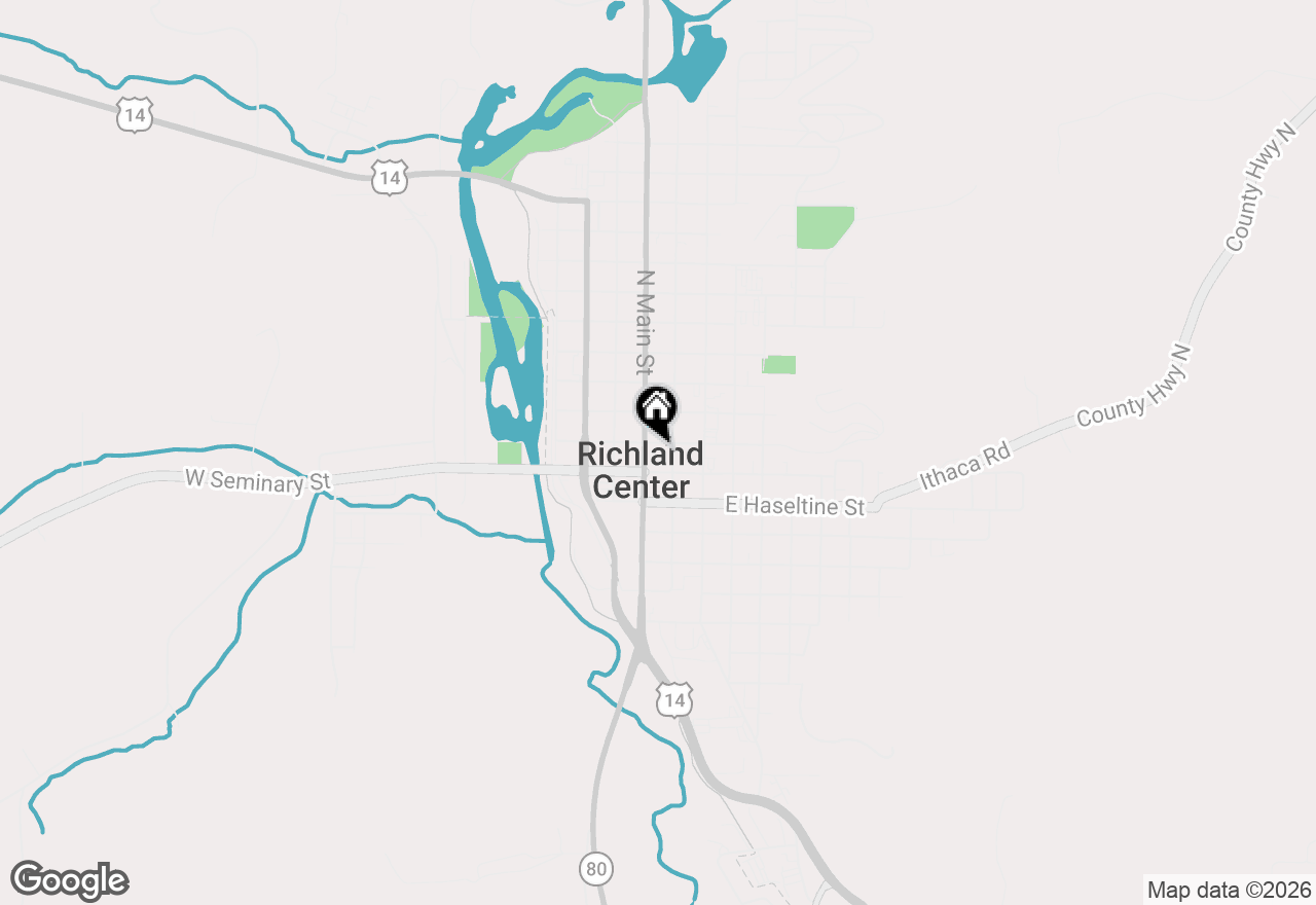Map of 165 W Court Street, Richland Center, WI 53581