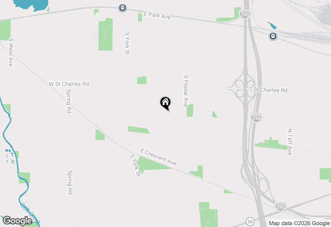 Map of 224 E May Street, Elmhurst, IL 60126