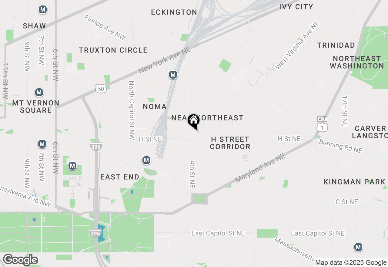 Map of 819 4th Street Ne, Washington, DC 20002