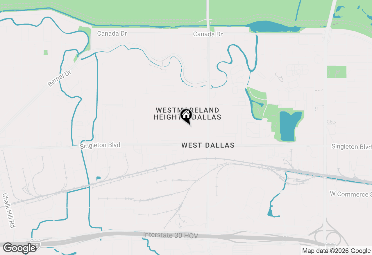 Map of 3503 Pueblo Street, Dallas, TX 75212