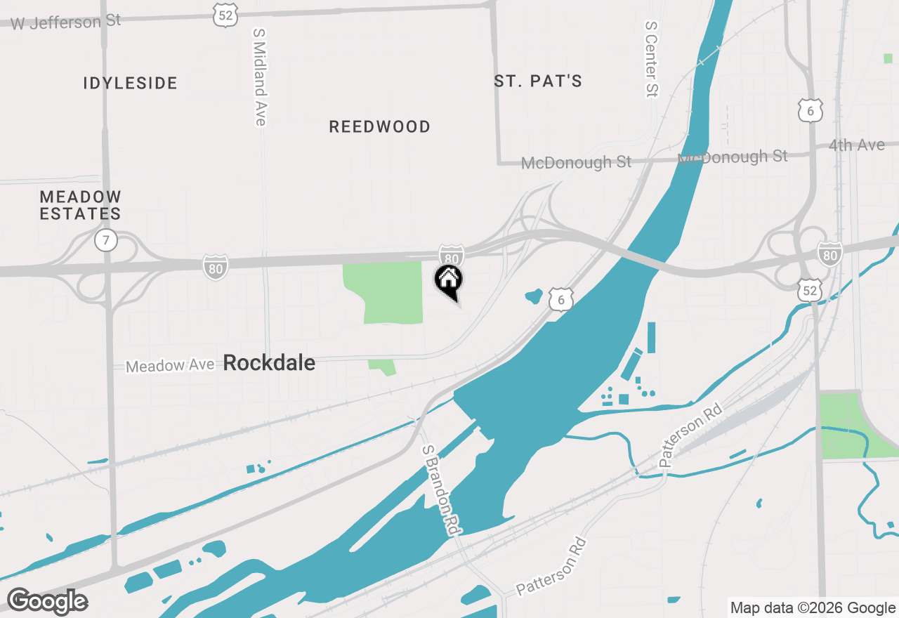 Map of 907 Parkview Street, Rockdale, IL 60436