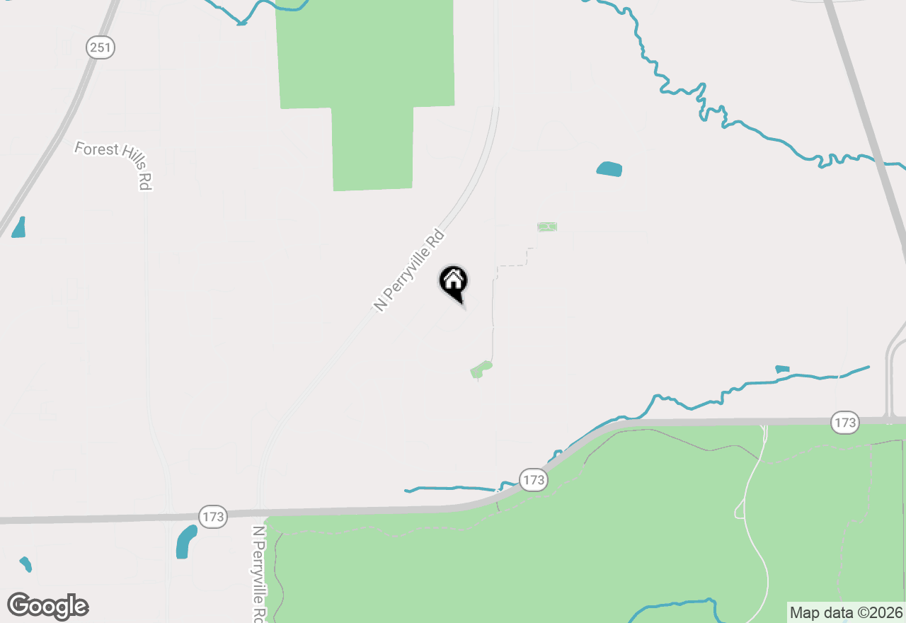 Map of 7447 Silo Street, Machesney Park, IL 61115