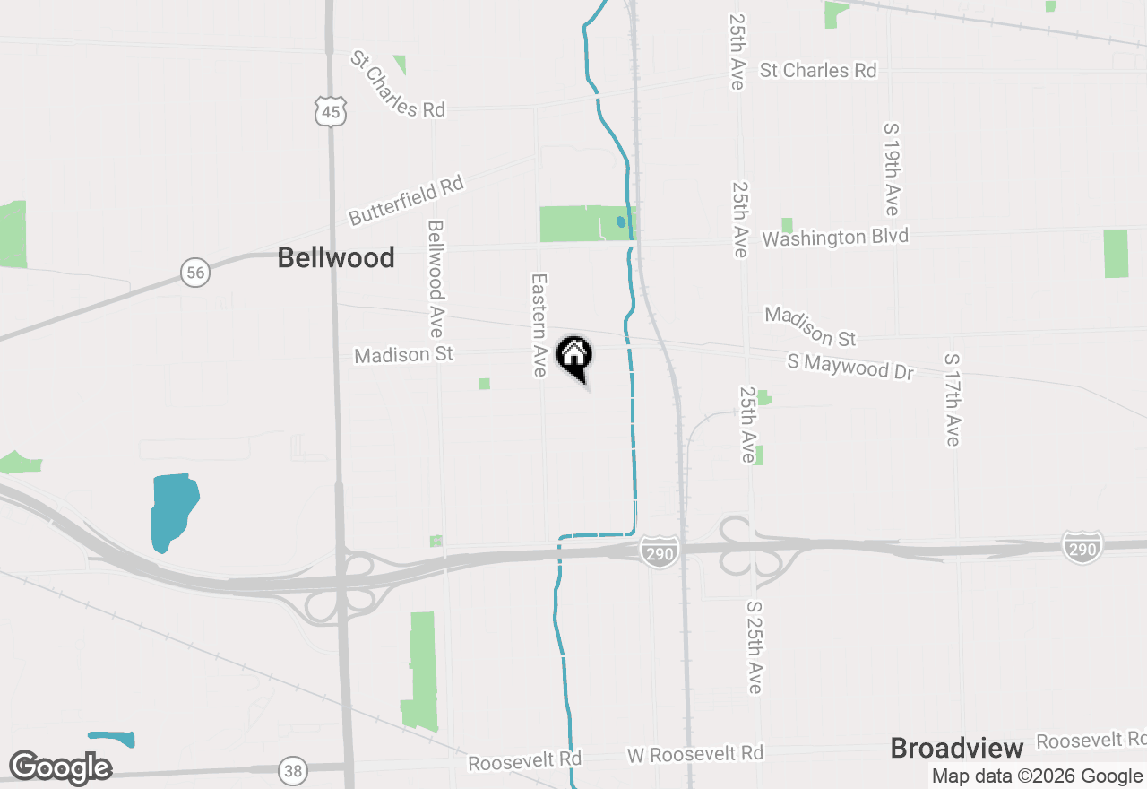 Map of 3119 Wilcox Avenue, Bellwood, IL 60104