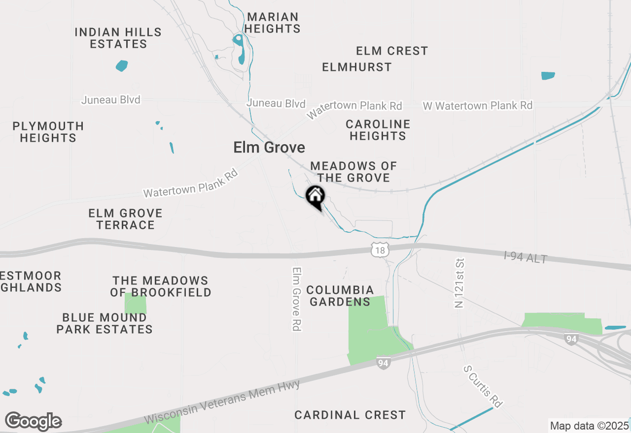 Map of 13050 W Bluemound Rd #205, Elm Grove, WI 53122