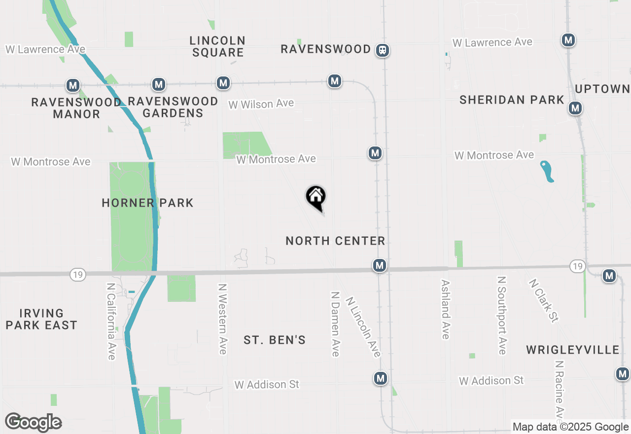 Map of 2039 W Berteau Avenue, Chicago, IL 60618