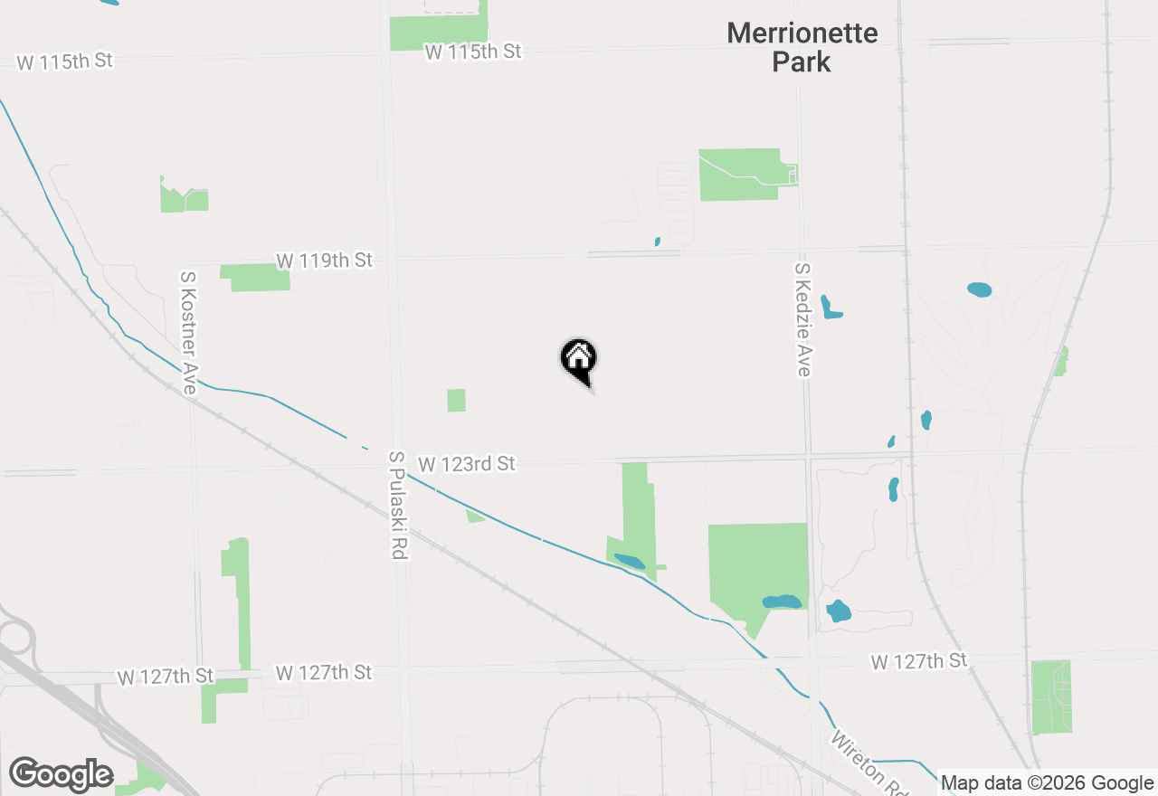 Map of 3619 W 121st Place, Alsip, IL 60803