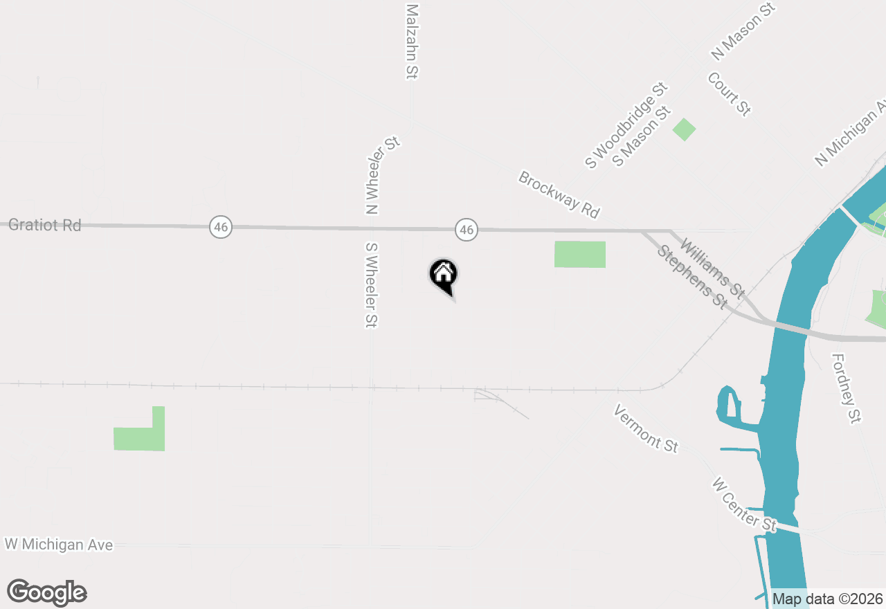 Map of 1708 Division Street, Saginaw, MI 48602