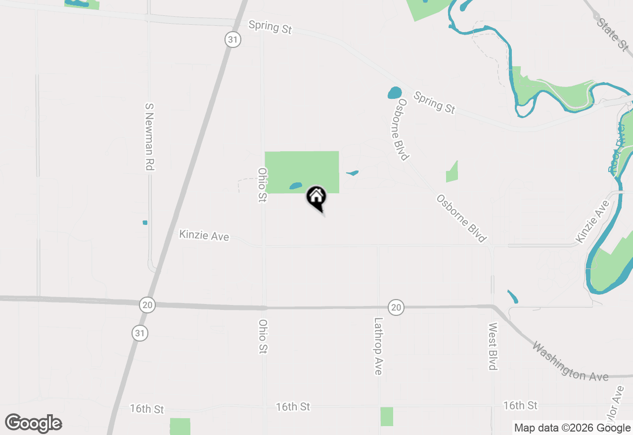 Map of 716 Indiana St, Racine, WI 53405