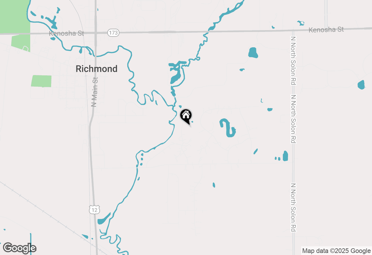 Map of 9820 Hillandale Road, Richmond, IL 60071