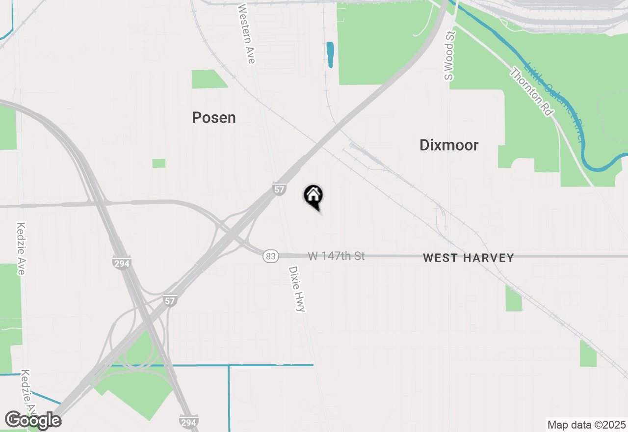 Map of 14525 Oakley Street, Dixmoor, IL 60426