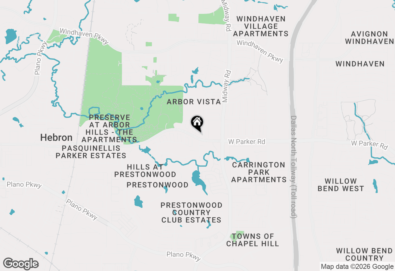Map of 3300 Altrick Drive, Plano, TX 75093