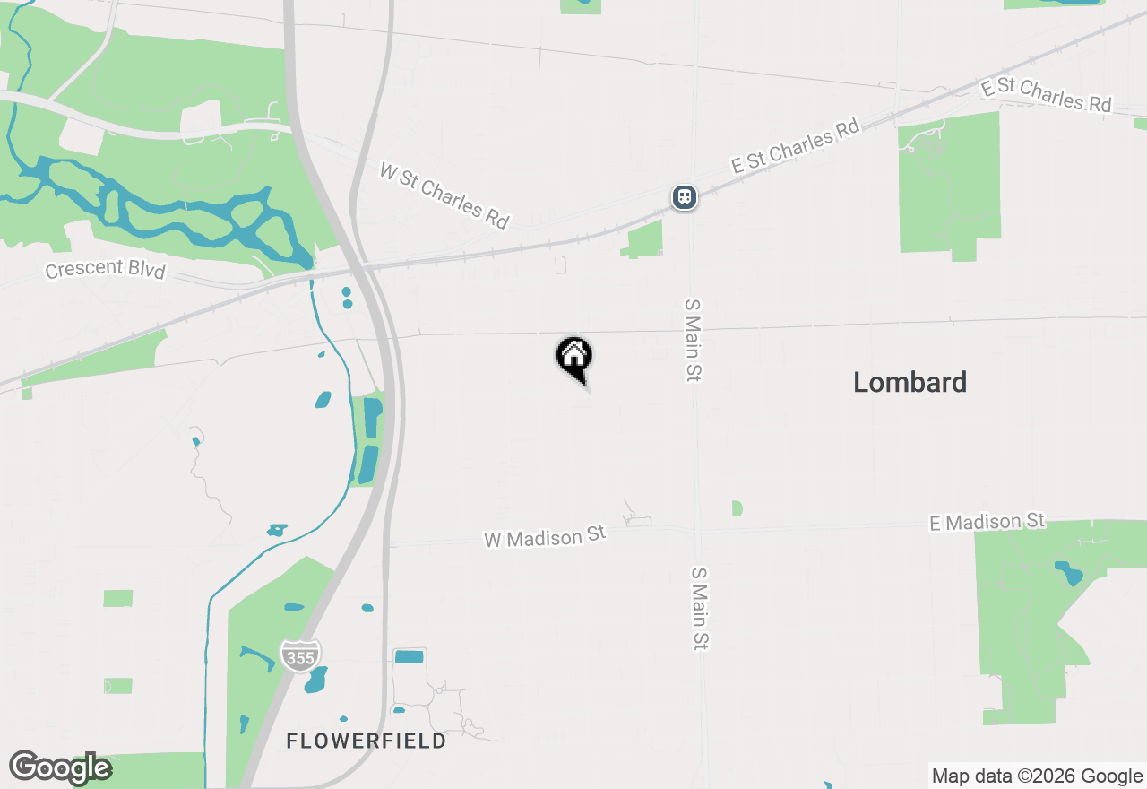 Map of 403 S Elizabeth Street, Lombard, IL 60148