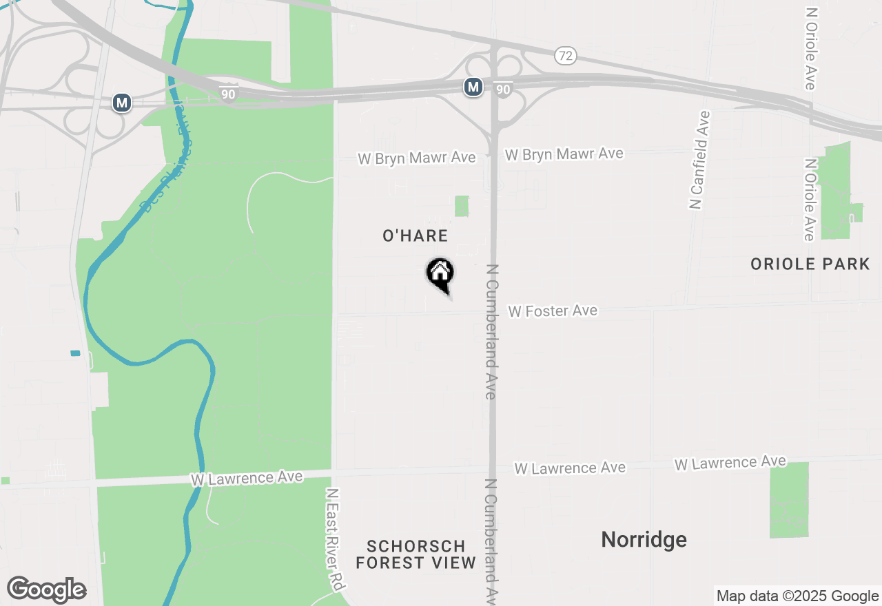 Map of 8540 W Foster Avenue #505, Norridge, IL 60706