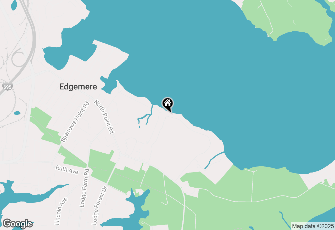 Map of 3044 Shaws Road, Baltimore, MD 21219