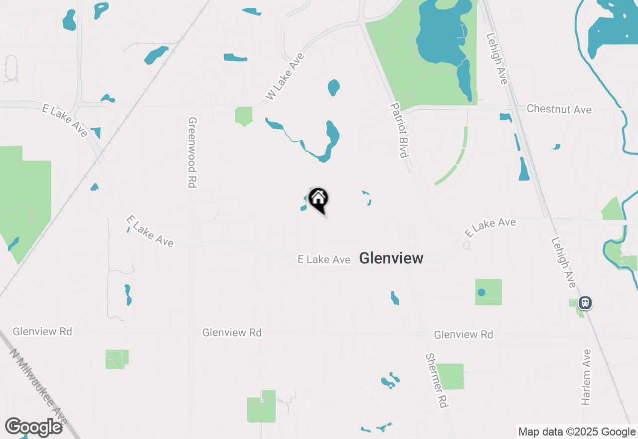 Map of 2846 Independence Avenue, Glenview, IL 60026