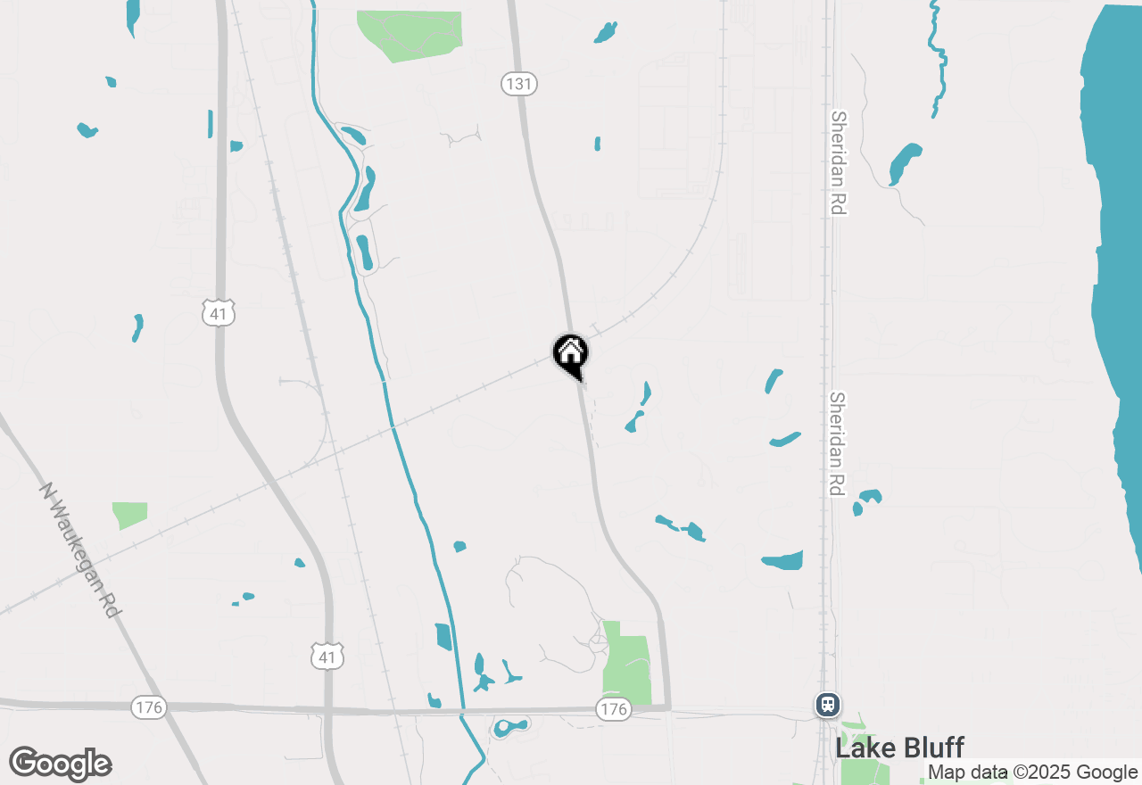 Map of 308 Signe Court, Lake Bluff, IL 60044