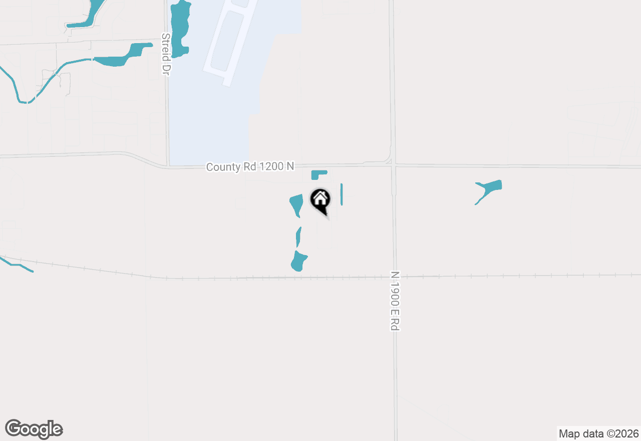 Map of 1816 Dunraven Road, Bloomington, IL 61704