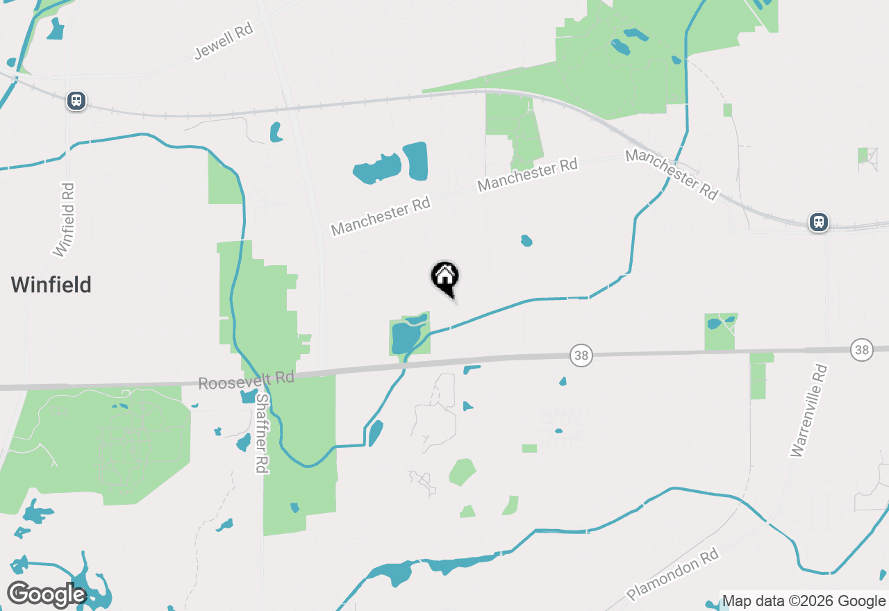 Map of 428 S Beverly Street, Wheaton, IL 60187