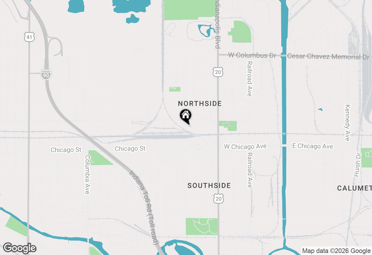 Map of 4522 Geneva Glenn Court, East Chicago, IN 46312