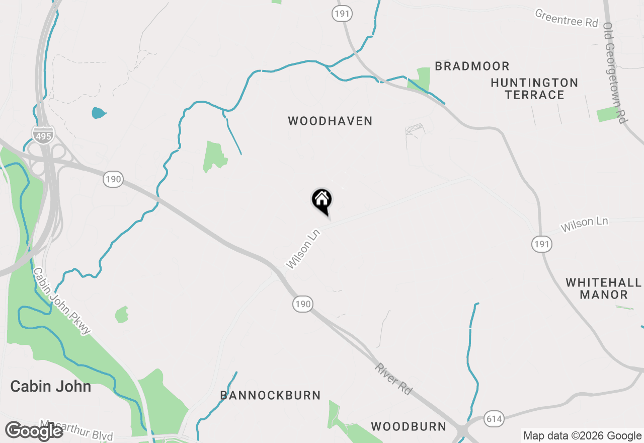 Map of 7601 Maryknoll Avenue, Bethesda, MD 20817