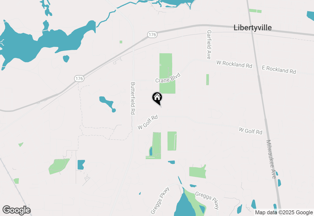 Map of 715 S Dymond Road, Libertyville, IL 60048