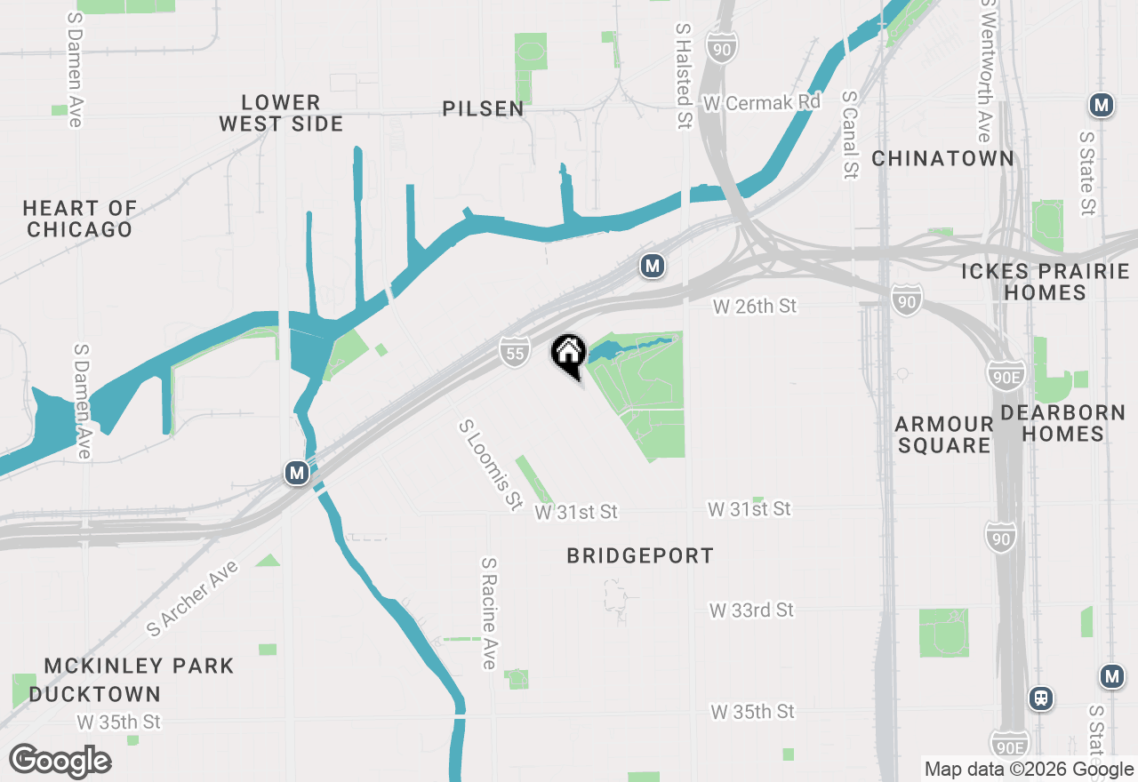 Map of 2812 S Quinn Street, Chicago, IL 60608