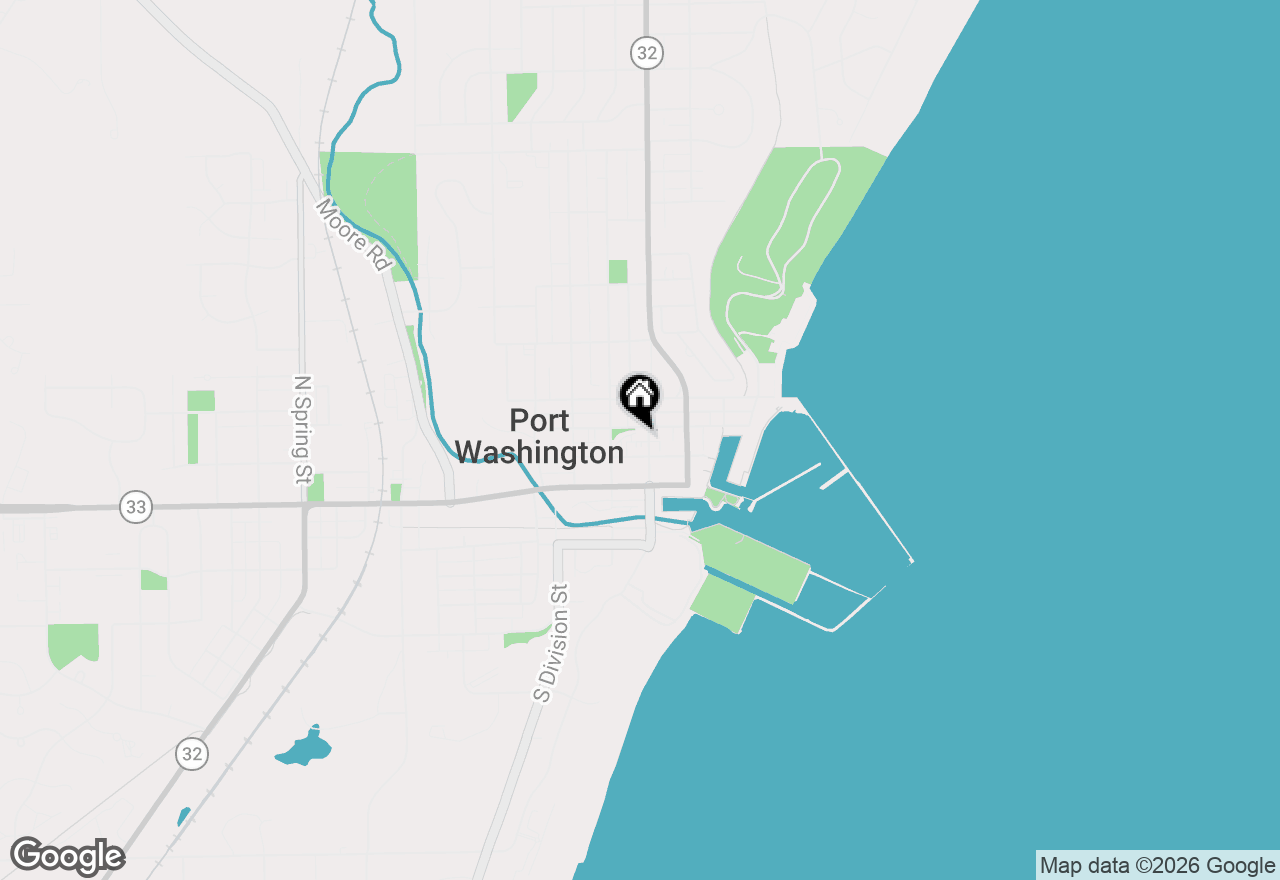 Map of 215 N Wisconsin St, Port Washington, WI 53074