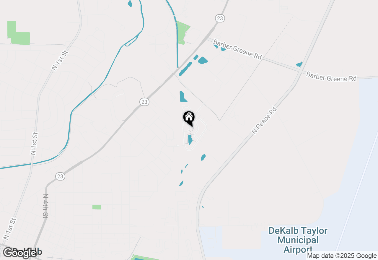 Map of 1445 Legacy Drive #2, Dekalb, IL 60115