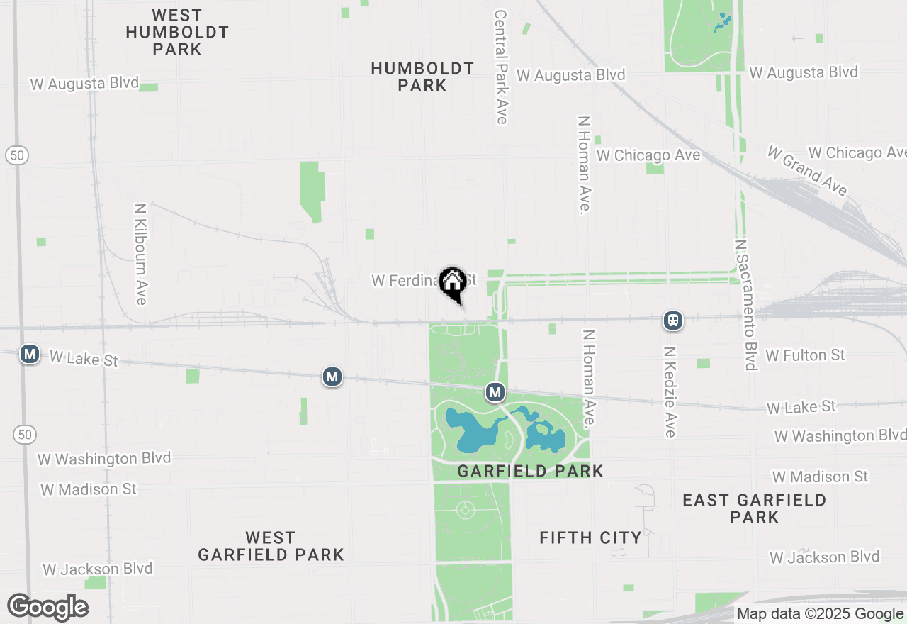 Map of 409 N Ridgeway Avenue, Chicago, IL 60624