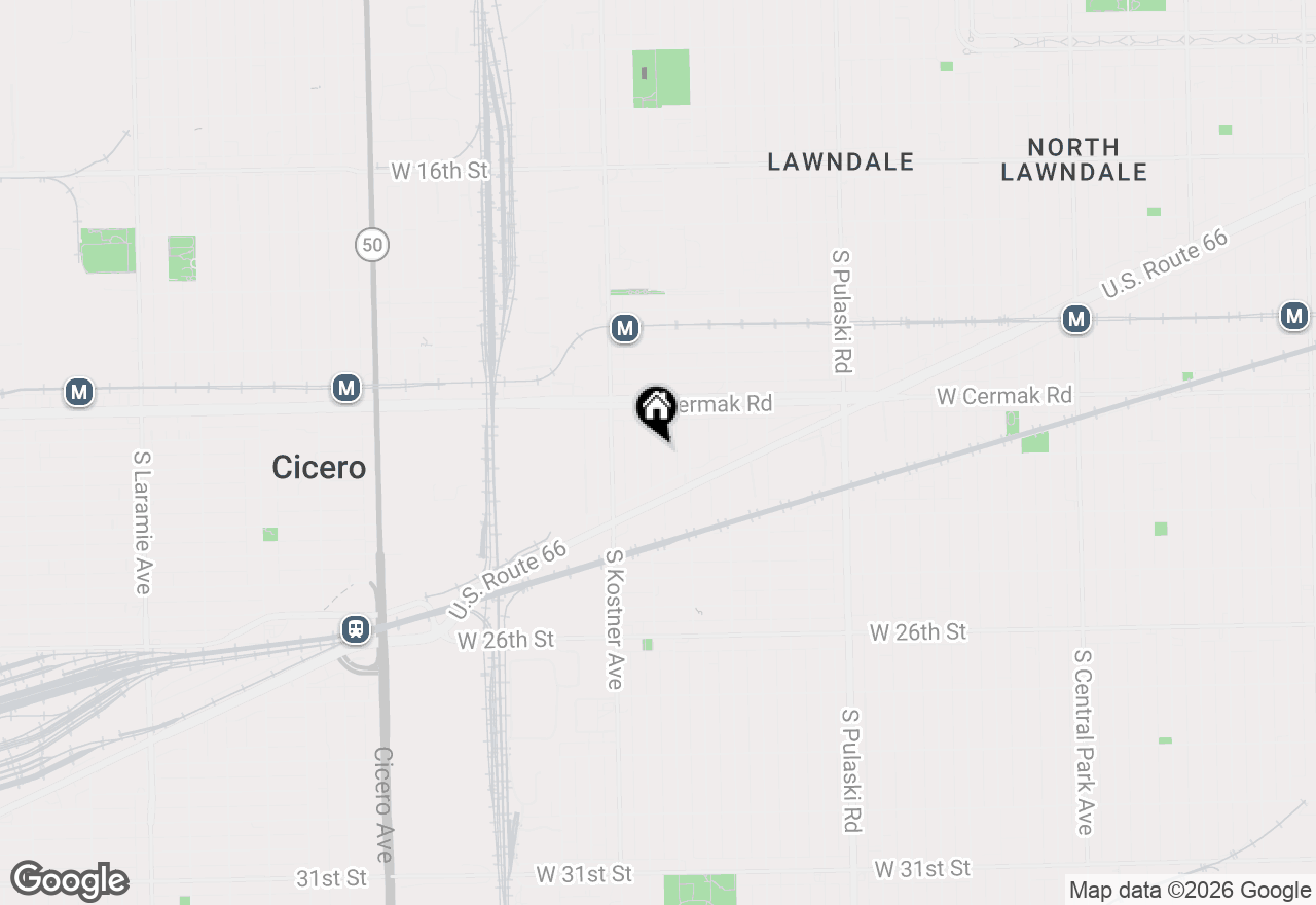 Map of 2248 S Kolin Avenue, Chicago, IL 60623