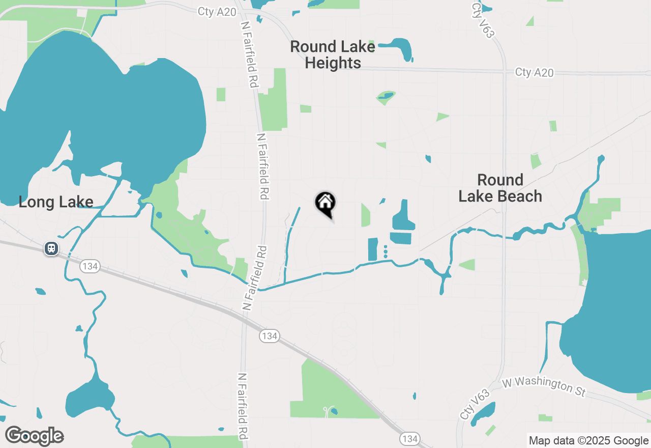 Map of 906 Central Park Drive, Round Lake Beach, IL 60073