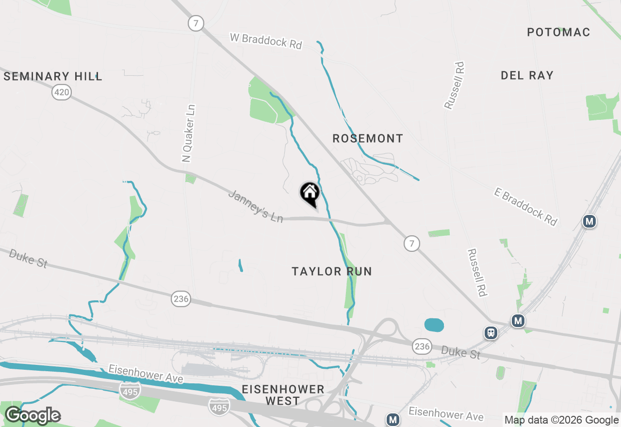 Map of 1665 Francis Hammond Parkway, Alexandria, VA 22302