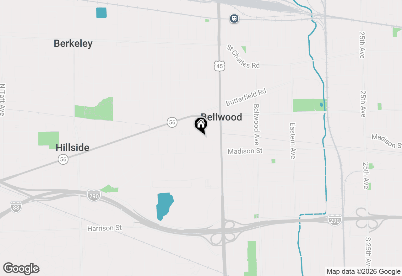 Map of 450 Hyde Park Avenue, Hillside, IL 60162