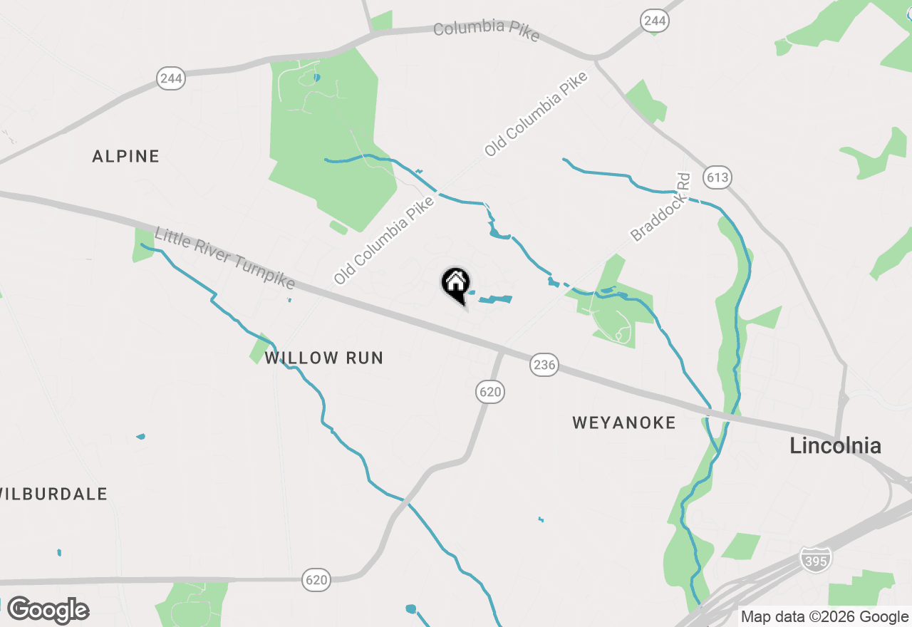 Map of 6552 Bermuda Green Court, Alexandria, VA 22312